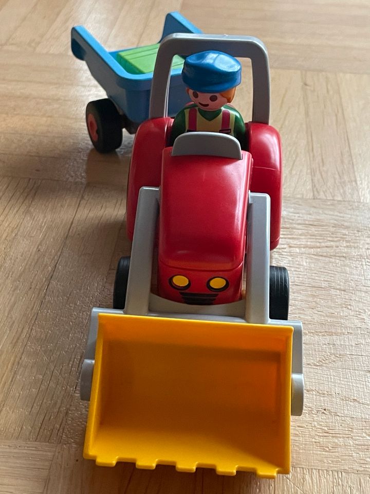 123 Playmobil 6964 Traktor mit Anhänger in Hamburg