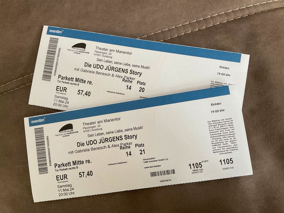 Tickets für die Udo Jürgens Story in Duisburg in Duisburg