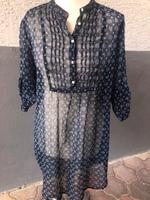 Tunika Bluse transparent blau Gina benotti Größe L Baden-Württemberg - Stutensee Vorschau