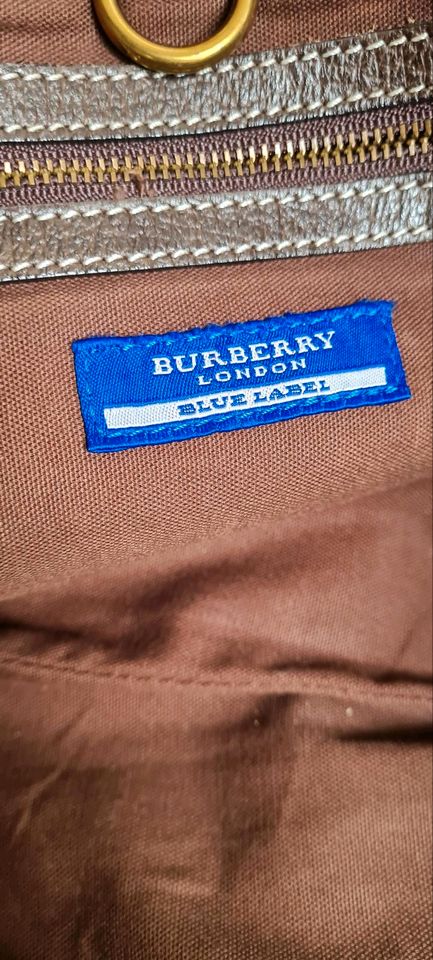 Burberry Blue Lable Tasche Sac Burberry tote carreaux Marron in Köln