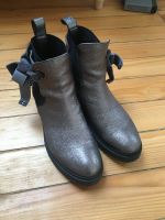 CafeNoir Chelsea Boots silber metallic Gr. 38 Saarland - Merzig Vorschau