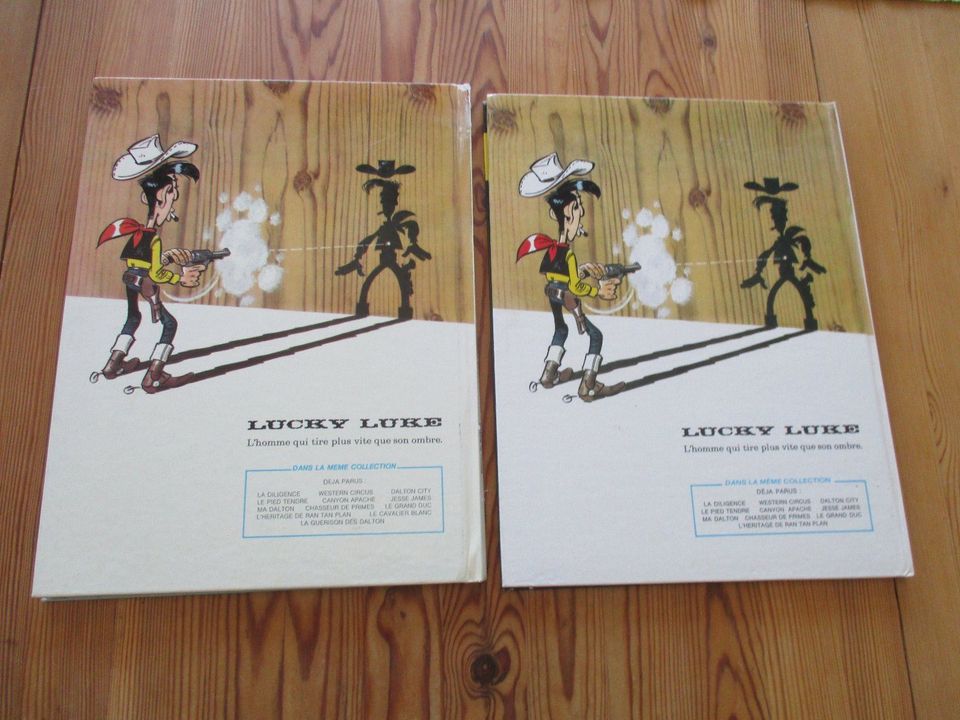 2 Bände Lucky Luke in Französisch Hardcover Chasseur de ... in Schmitten