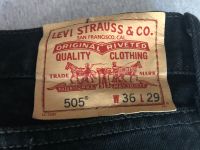 LEVIS 505 Jeans Gr 36/29 Herrenhose schwarz Thüringen - Luisenthal Vorschau