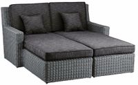 KETTLER ALU-GEFLECHT LOUNGE-LIEGE+KISSEN LOVE SEATER LOVESEATER Schleswig-Holstein - Schleswig Vorschau