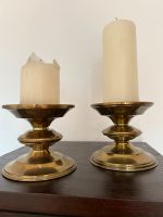 Zwei antike Kerzenständer Gold Bayern - Bruckmühl Vorschau