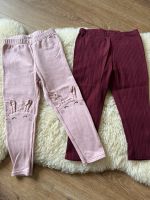 Leggings set H&M 92 Rosa Weinrot gerippt Hase Niedersachsen - Lingen (Ems) Vorschau