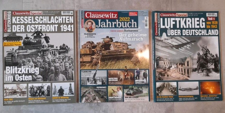 3x Clausewitz Spezial Ostfront/Luftkrieg/Jahrbuch 2022 in Marl