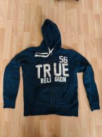 True Religion Hoodie mit Reißverschluss (Größe M, dunkelblau) Niedersachsen - Braunschweig Vorschau