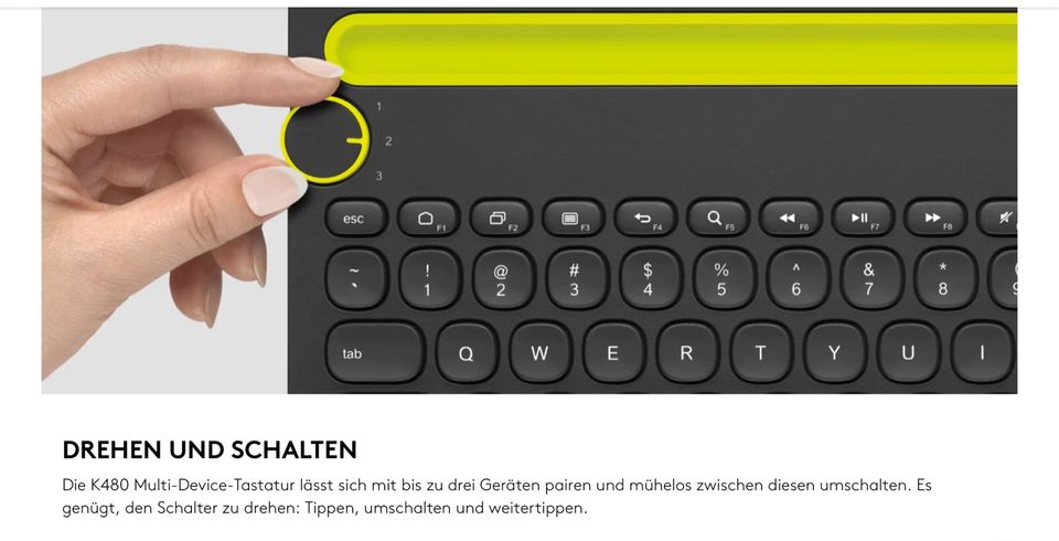 Logitech Tastatur Bluetooth für Tablett, Handy, Laptop in Chemnitz