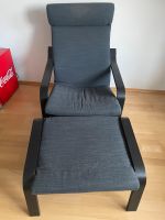 Poäng Sessel mit Hocker von Ikea München - Pasing-Obermenzing Vorschau