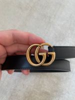 GG Gucci Gürtel aus schwarzem Leder Gr. 90 Nordrhein-Westfalen - Enger Vorschau