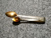 Zuckerzange antik silber mit gold Bayern - Miesbach Vorschau