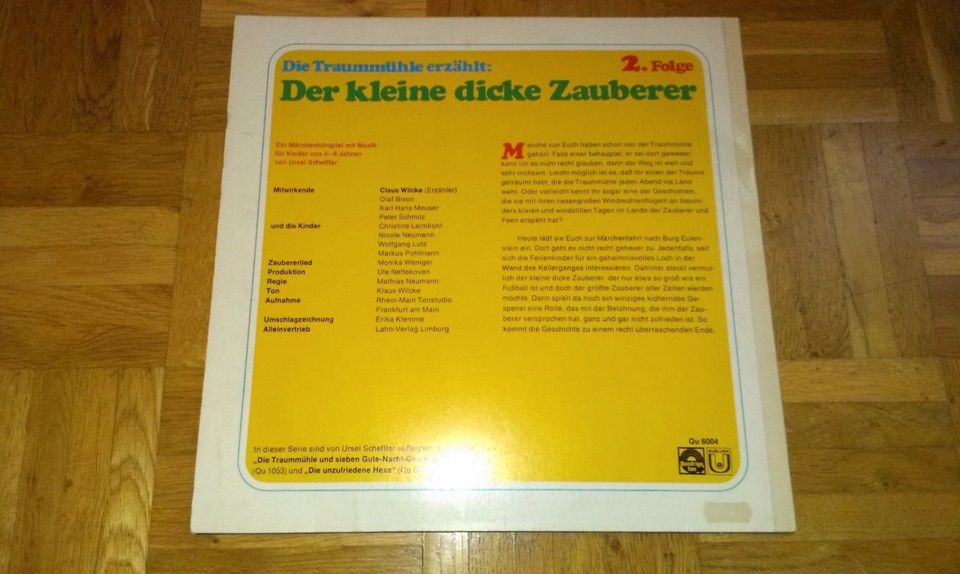 LP Der kleine dicke Zauberer - Die Traummühle 2. Folge Hörspiel in Köln