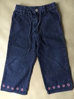 Schiesser Jeans mit pinken Blumen Gr. 92 Hessen - Schöneck Vorschau