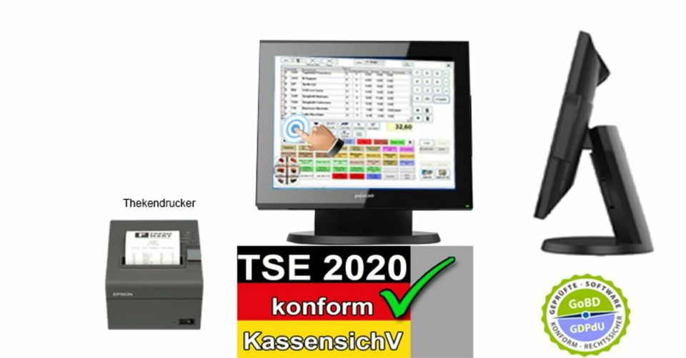 TSE Kassensysteme Gastronomiekasse Touchkasse  Kasse Kassensystem in Berlin