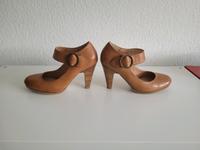 Pumps mit Schnalle cognacfarben Leder Gr. 37 Görtz Shoes Niedersachsen - Hann. Münden Vorschau