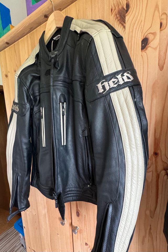 Held Motorrad Lederjacke Retro Gr.:52 in Ichenhausen