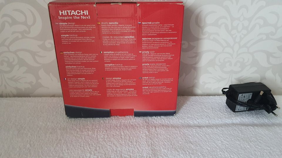 Hitachi SimpleDrive externe Festplatte ✨ 500 GB ✨ 0,5 TB ✨ silber in Kiel