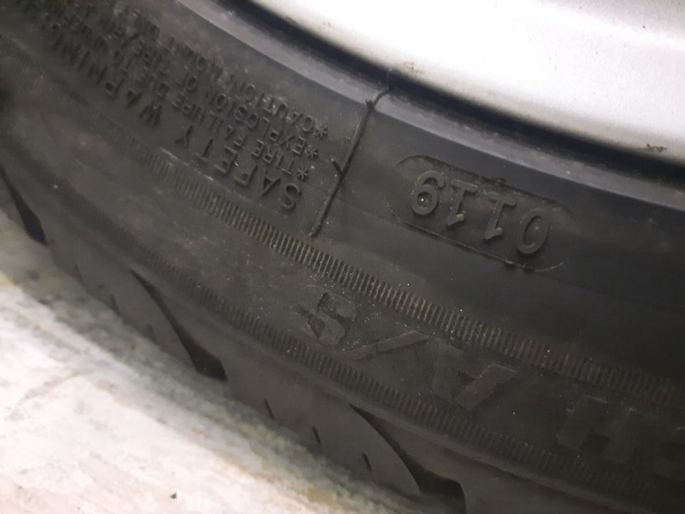 4 Alu Ganzjahresräder vom BMW E46 225/45 17 Zoll Dot 0119 in Damp