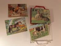 DDR Spielzeug Würfel Puzzle Haustiere - Ostalgie - Vintage Hessen - Raunheim Vorschau