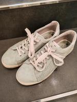 Mustang Sneaker Leder türkis Gr 40 Wandsbek - Hamburg Duvenstedt  Vorschau