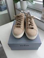 Hogan Sneaker "Rebell, Wildleder, Gr. 41,5, beige, Top! Hessen - Wehrheim Vorschau