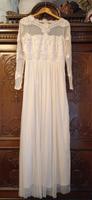 Vila Bodenlanges Kleid Spitze Creme Beige Bayern - Großmehring Vorschau