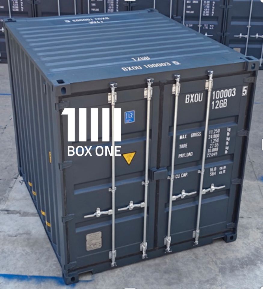 ✅ NEU! 10 Fuß Seecontainer | Container | Lagerbox | Optional mit Lieferung in Hamburg