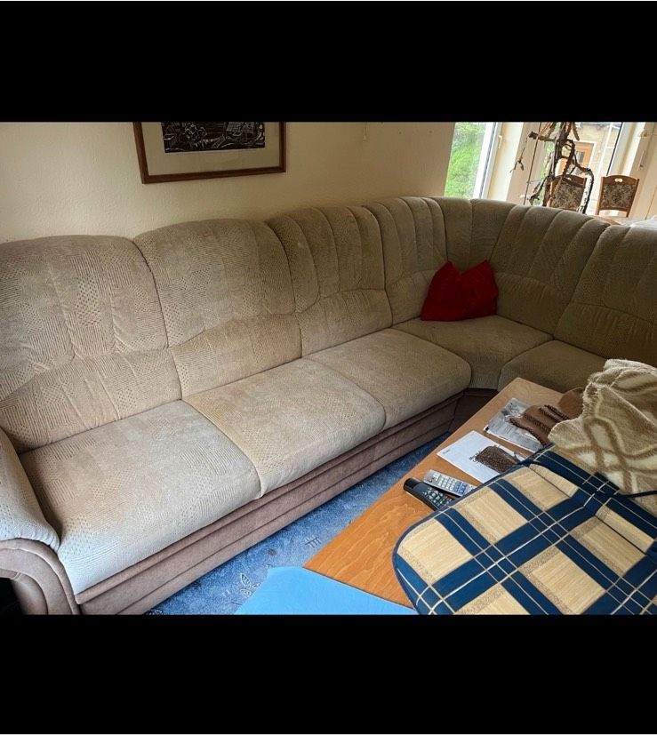 Couch Sofa inklusive Sessel zu verschenken in Radeberg