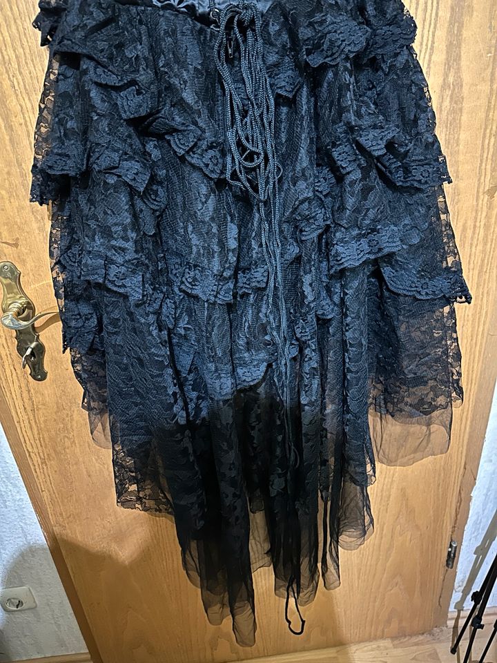 Burleska Ophelie Dress Schwarz Size 22 mit Tasche in Overath