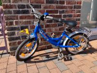 Puky 18“ Kinderfahrrad blau Fußball Schleswig-Holstein - Stolk Vorschau