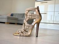 Jimmy Choo Sandale in Schlangenleder-Rope-Look, Gr. 36, NP 1.245€ Hessen - Limburg Vorschau