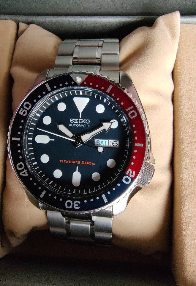 Seiko SKX009 Pepsi Dial Herren Automatikuhr in Limeshain