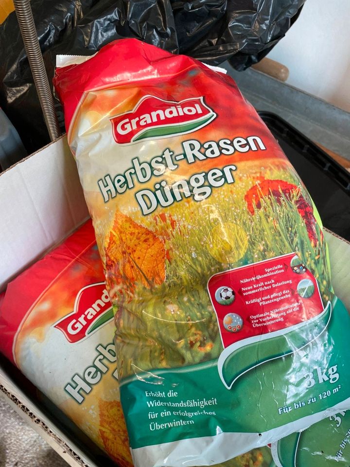 Herbstrasendünger Grandiol 4 x 3 kg, Neu! OVP, wittergs.geschützt in Hachenburg