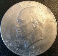 USA 1 Dollar 1976 D 200 Jahre Unabhängigkeit Eisenhower silb. 9 Schleswig-Holstein - Flensburg Vorschau