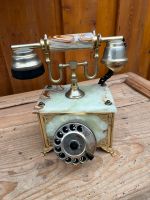 Antikes Telefon Marmor grün Wählscheibe Retro Vintage Baden-Württemberg - Durchhausen Vorschau