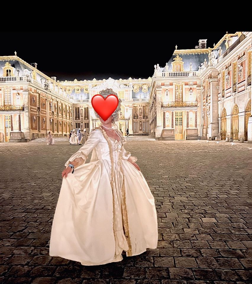 Robe a la francaise, Rokoko Kleid, Marie Antoinette, historisch in Ellerau 