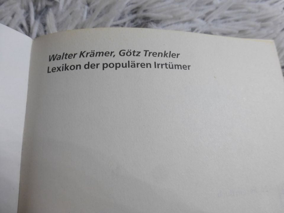 Walter Krämer & Götz Trenkler - Lexikon der populären Irrtümer in Radebeul