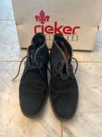 Rieker Wildleder Herrenschuhe Gr. 42 marineblau Bayern - Aschaffenburg Vorschau
