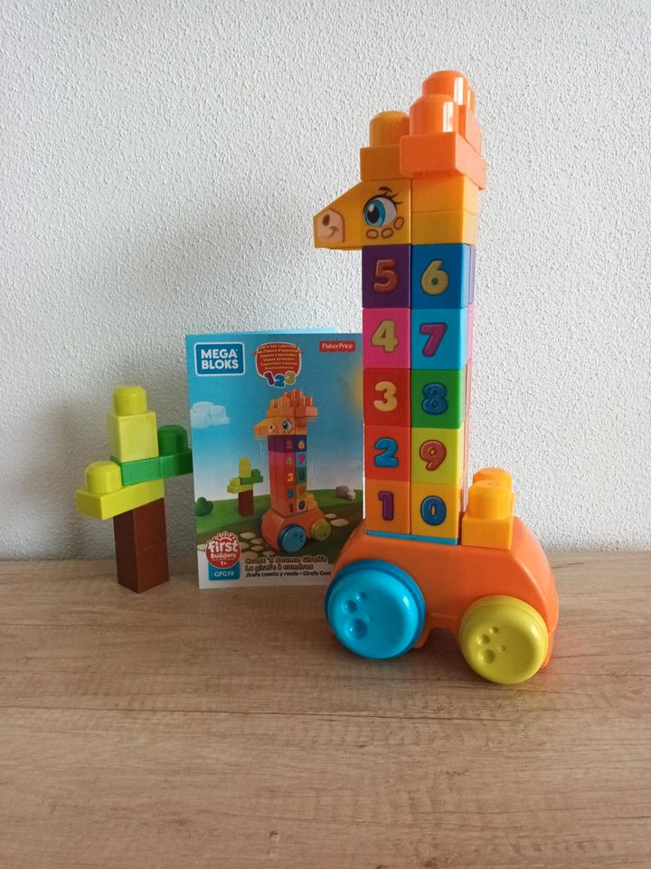 Mega Bloks Spiel Giraffe, Bauklötze NEU in Berglern