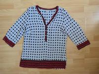 Bluse Gr. 36 weiß mit Muster Hessen - Kassel Vorschau