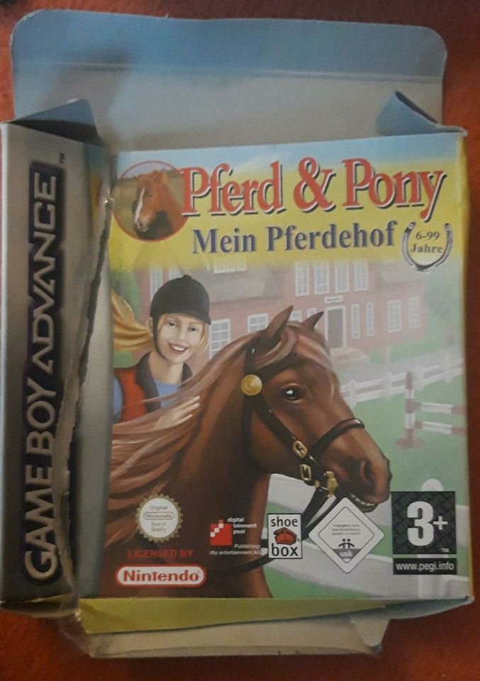 Pferd & Pony Mein Pferdehof Gameboy advance Spiel in Bindlach