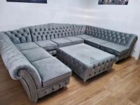 U Form Sofa Chesterfield | Couch | Sofa | Sitzgarnitur Nordrhein-Westfalen - Velbert Vorschau