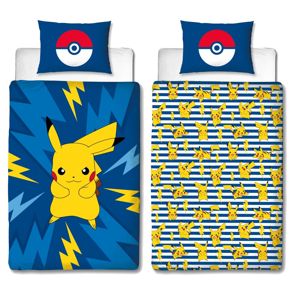 Pokemon Pikachu Bettbezug / Bettwäsche 140x200 NEU in Grebenau