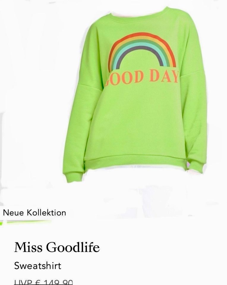 MISS GOODLIFE, Hoodie, XL-Sweatshirt, „Good Day“, NEU❗️ in Lauf a.d. Pegnitz