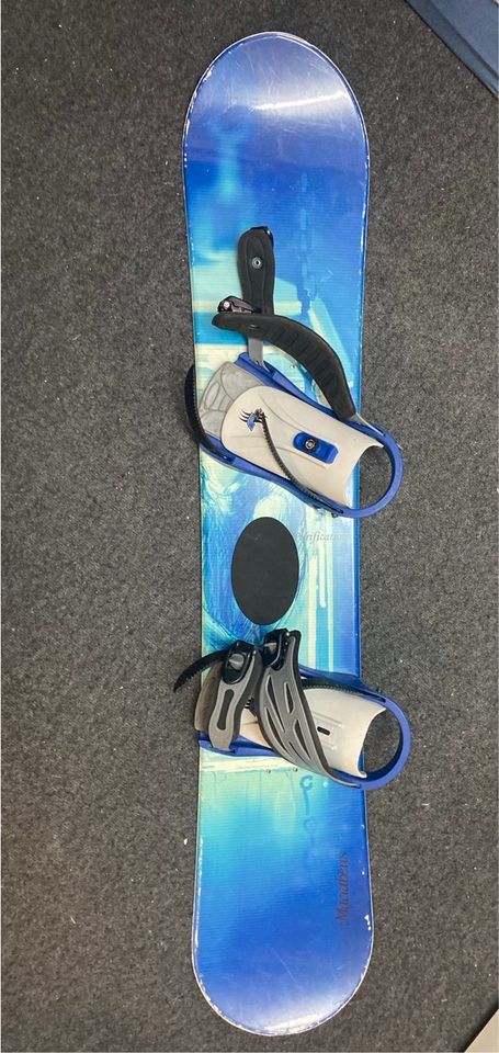 Snowboard Macrabeus 140cm mit Transporttasche f2 Bindung in Elleben