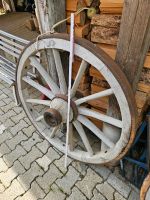 Großes, schweres Holz Wagenrad Baden-Württemberg - Kaisersbach Vorschau