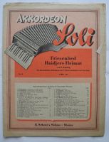 Noten, Akkordeon Soli; Friesenlied Haidjers Heimat von S. Krannig Rheinland-Pfalz - Neustadt an der Weinstraße Vorschau