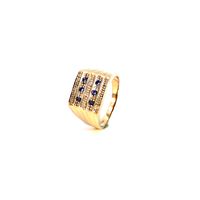 Herrenring Gelbgold 375 / 9 Karat mit Zirkonia Gr.70 Nr. 5426 Niedersachsen - Peine Vorschau