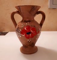 Vase Töpferei Ton Keramik Terrakotta mit Blumenmotiv Baden-Württemberg - Weikersheim Vorschau